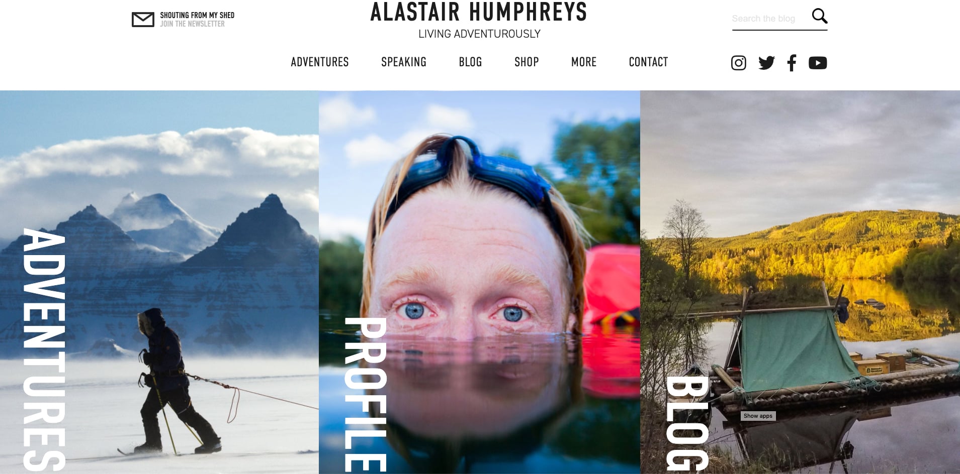 Alastair Humphreys website
