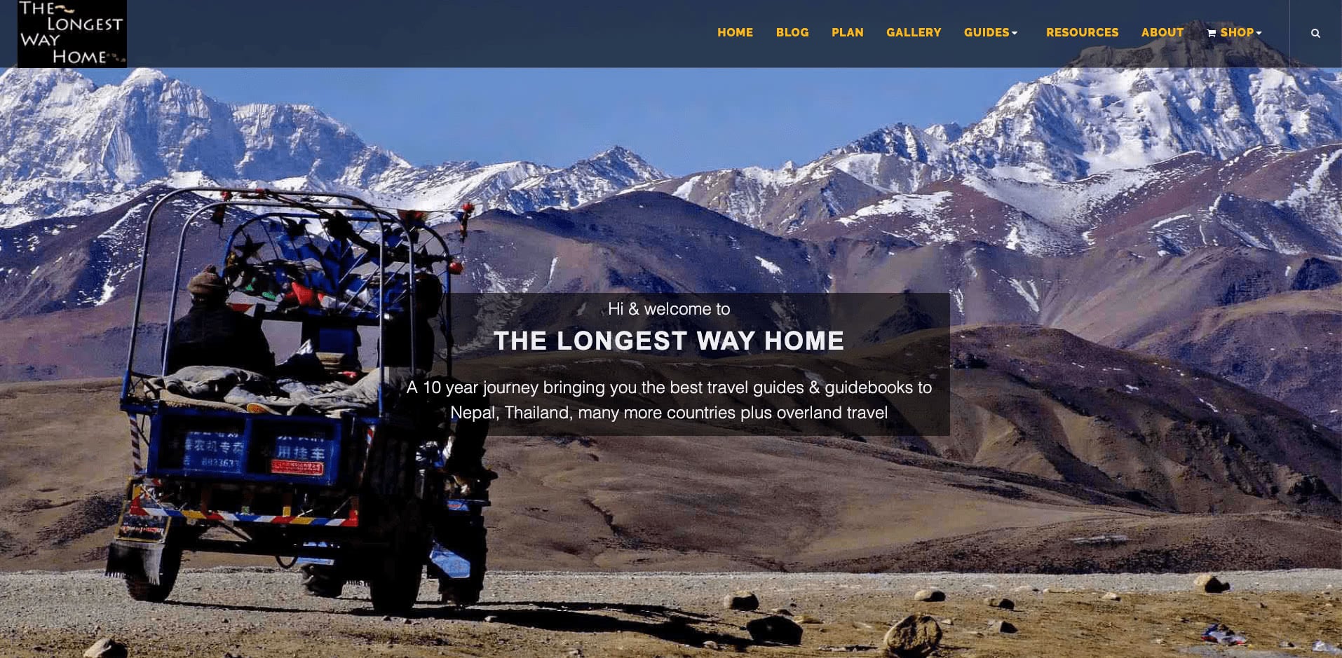 The longest way home blog