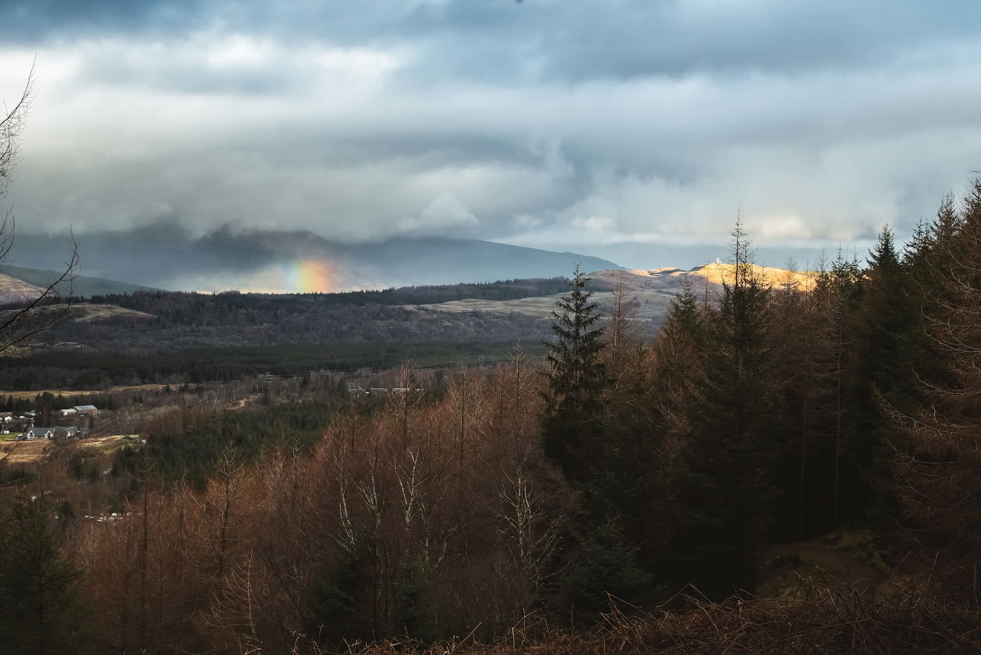 View from Ben Nevis mountain