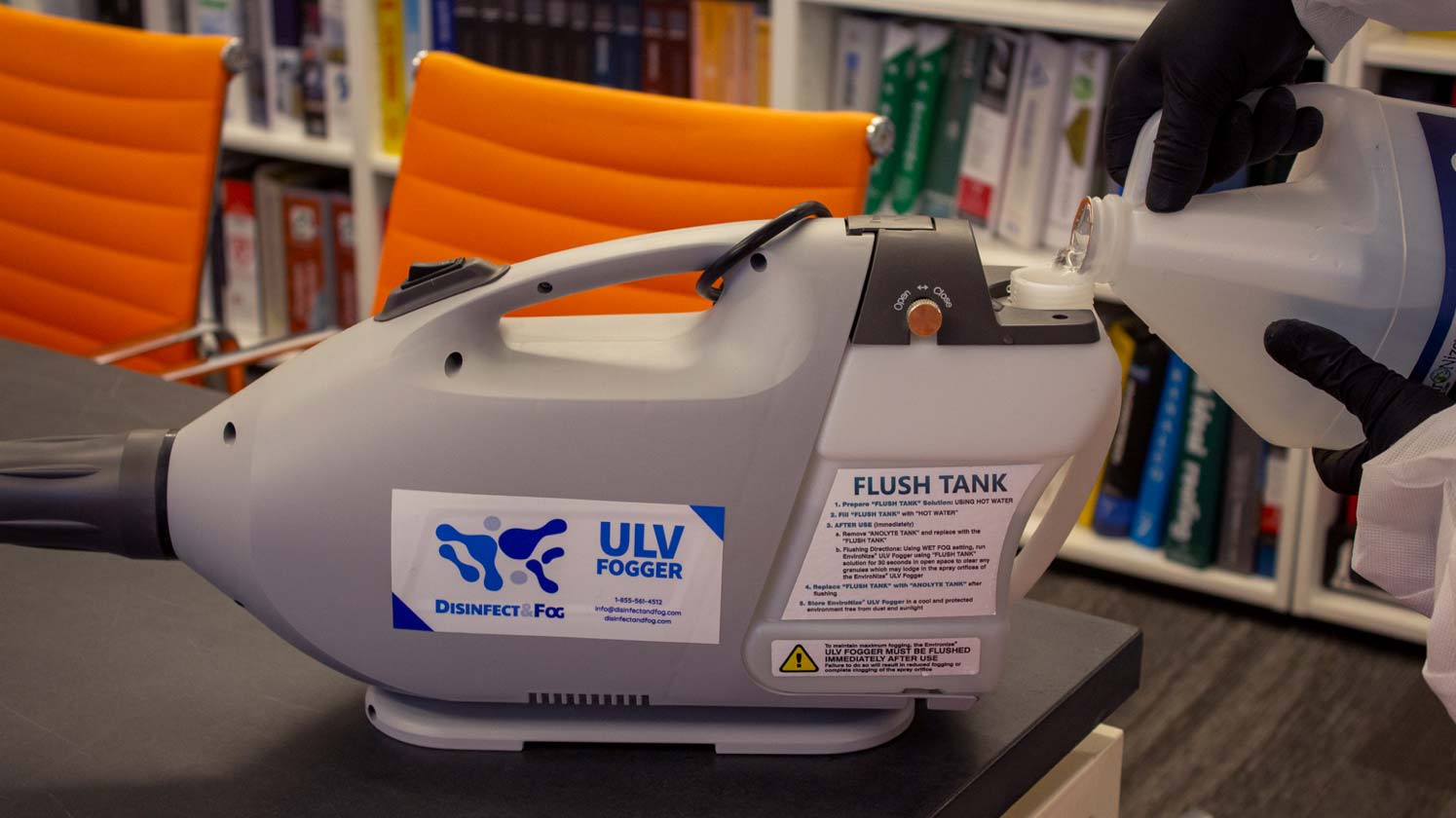 Applications of the Heavy Duty ULV Fogger Disinfect & Fog
