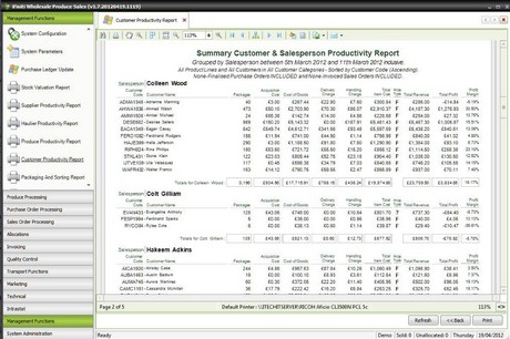 Fresh Produce Stock Control