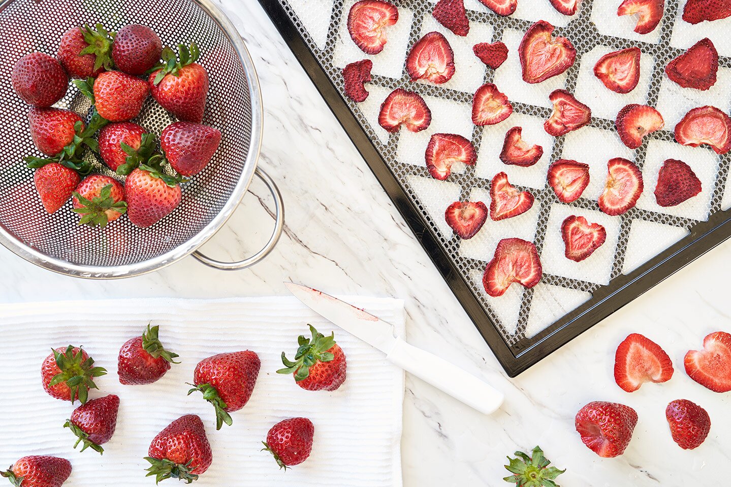 dried strawberries