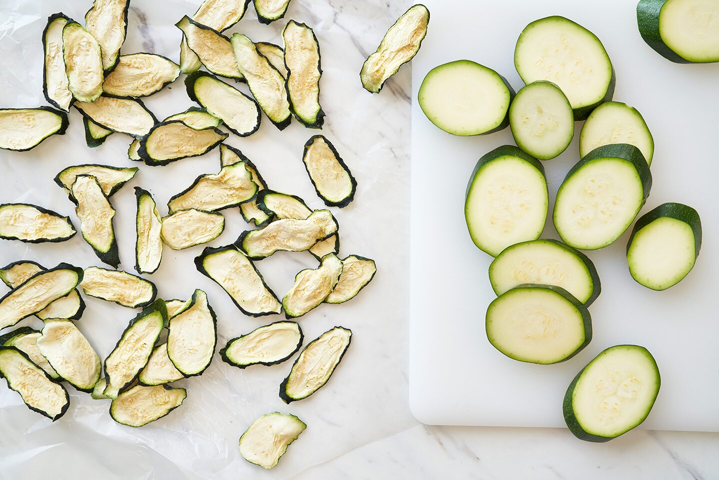 Dried zucchini