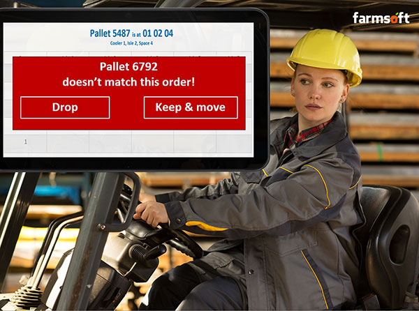 RFID Fresh produce inventory pallet control
