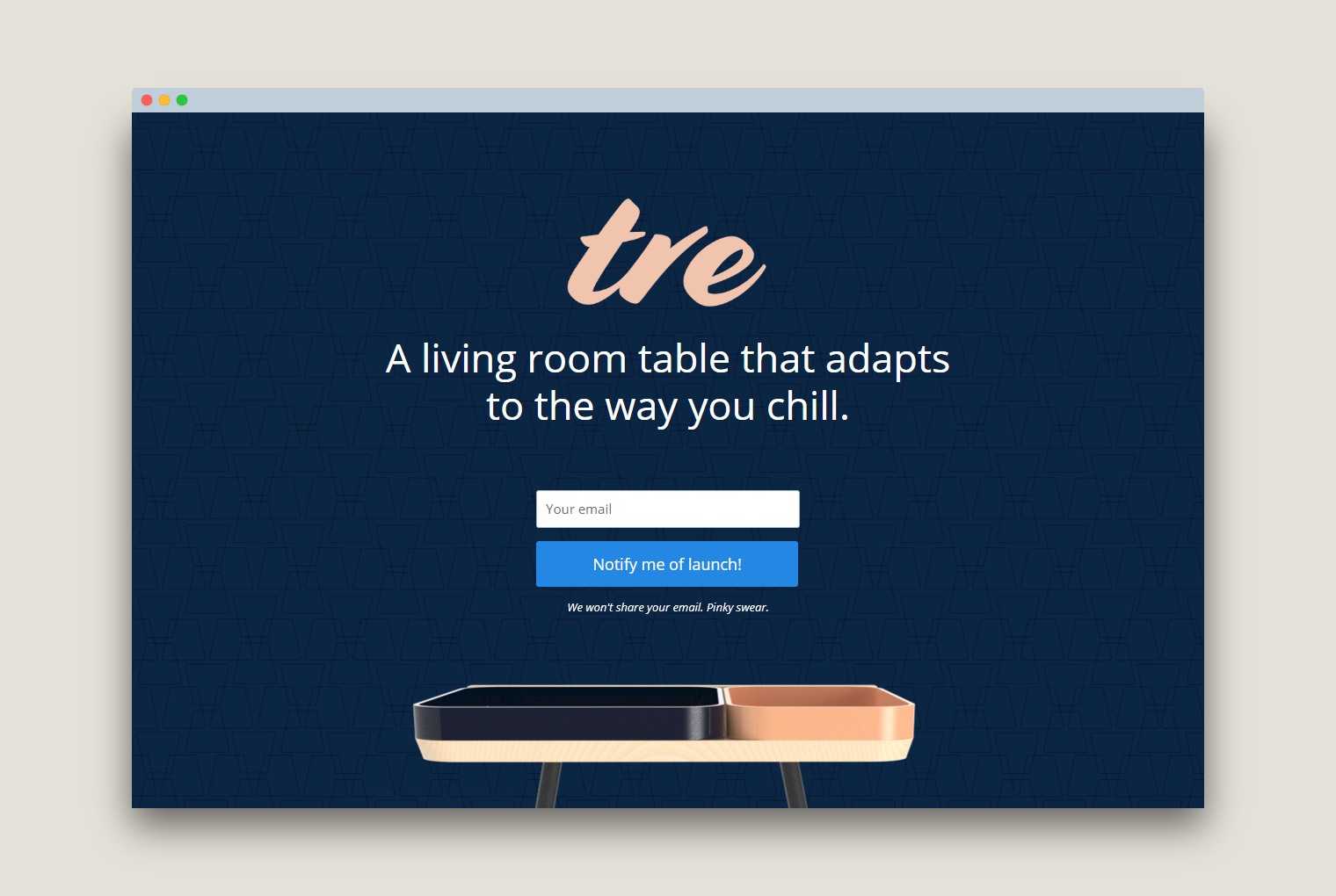 Tre Landing Page