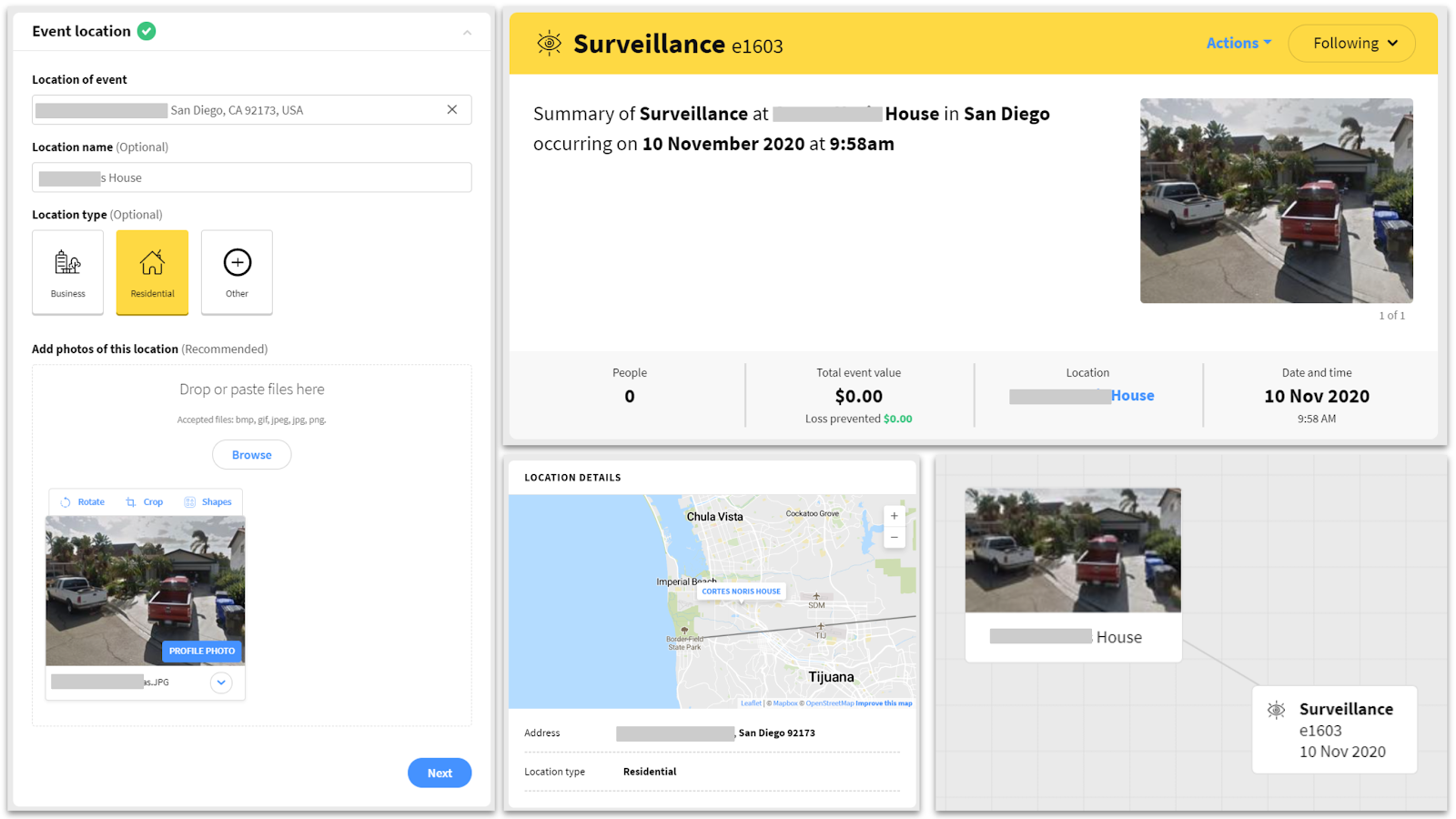 While conducting field operations, they may uncover a location of interest where stolen merchandise is being delivered.