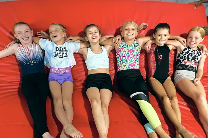 A sport of progressions, the Novice class is for the child who has mastered the basics and is ready for a new challenge! In this level your athlete will build on their foundation, learning exciting new skills and perfecting technique. Flipping and spinning, leaping and bounding, your child’s confidence will soar and they master the challenges of our Novice class.