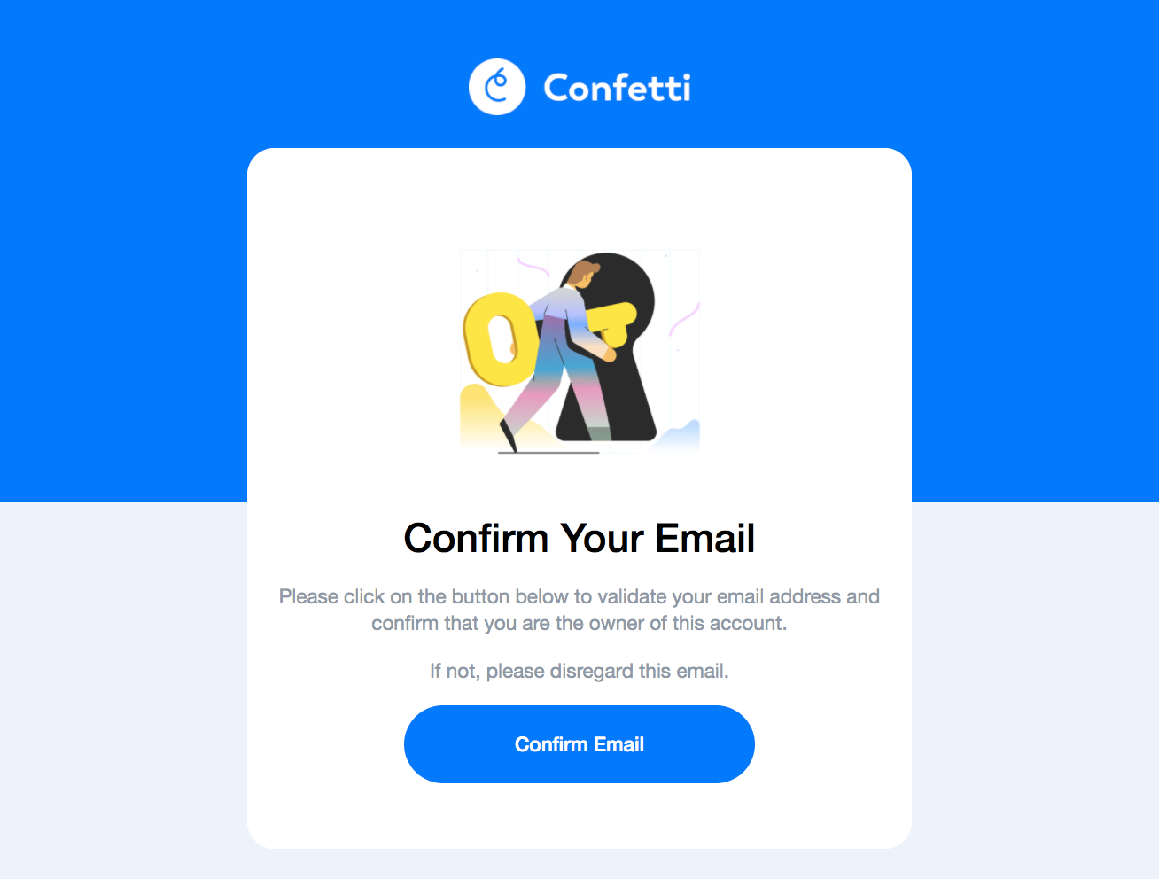 confetti-account-verification-email-saasframe