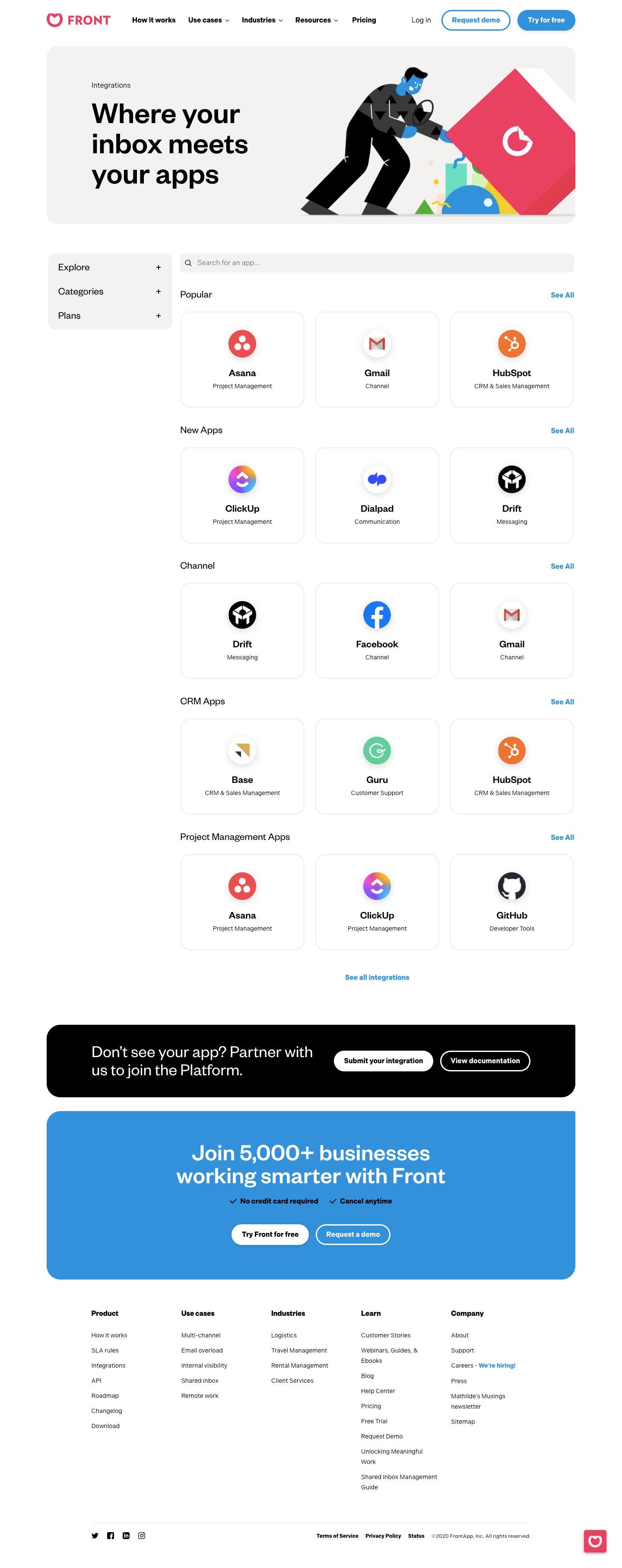 Front Marketing Pages- SaaSFrame