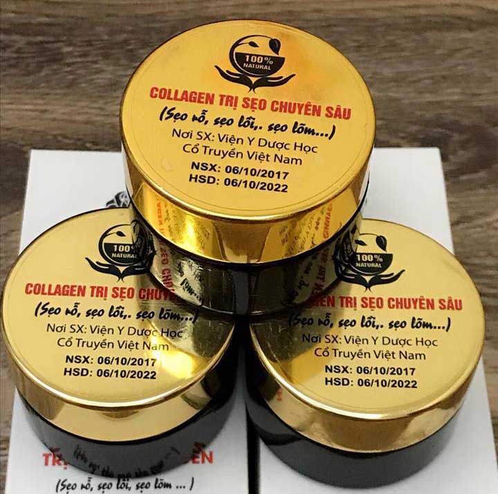 collagen trị sẹo