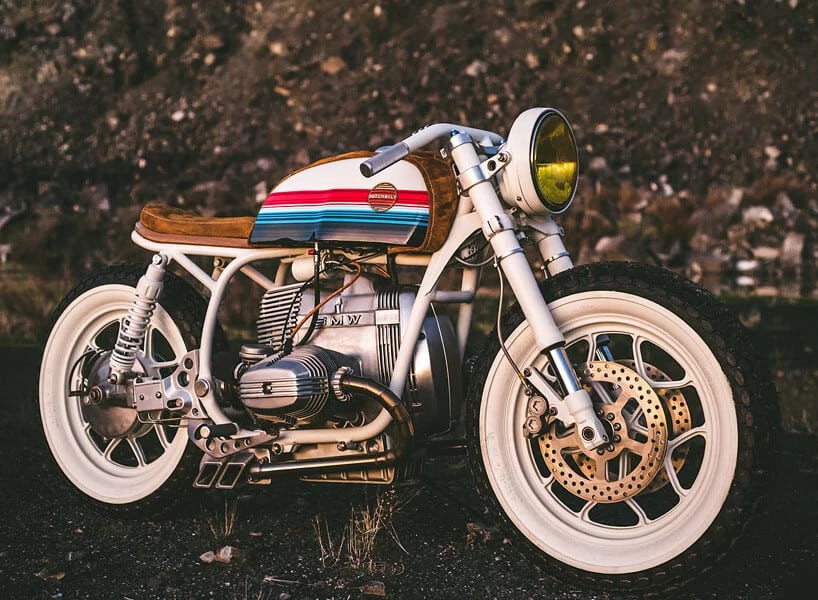 BMW R80 MOTORCYCLE Beside the road