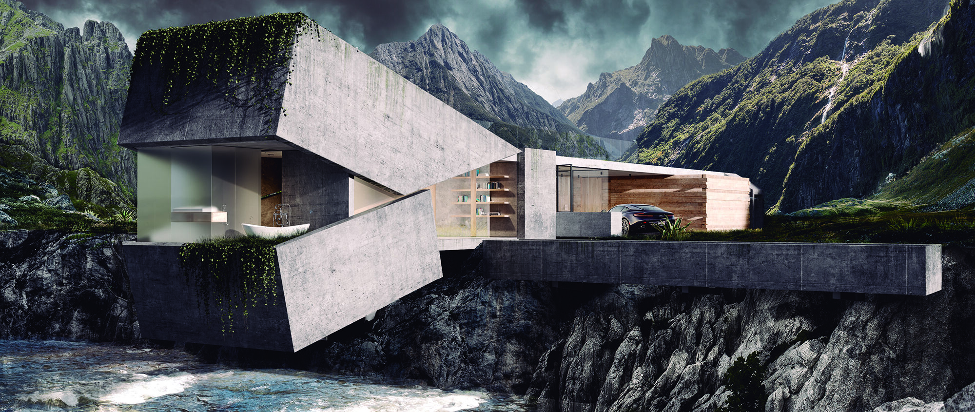 WTBA House cliff