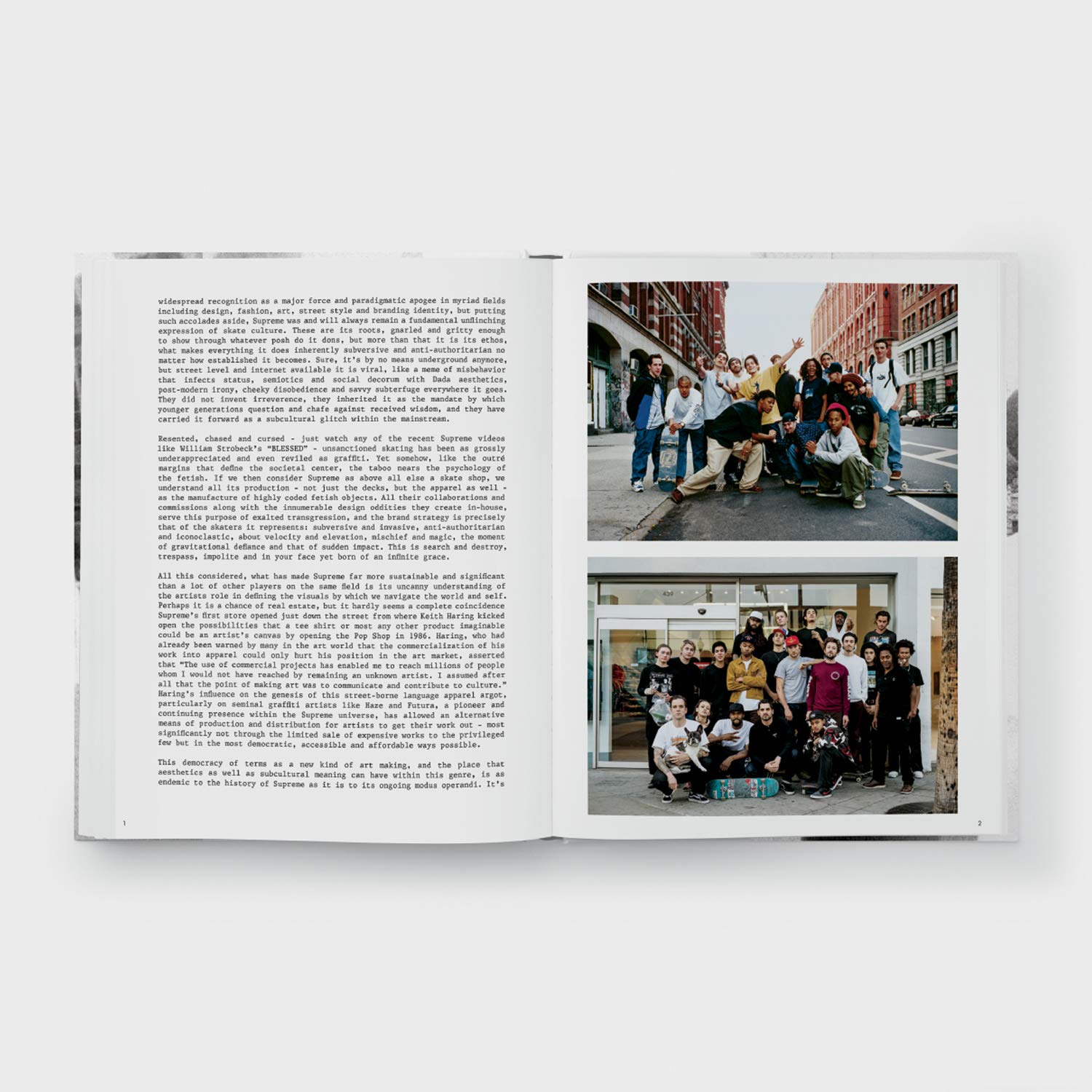 Supreme Hardcover Book