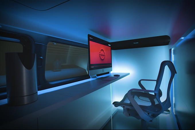 Nissan NV350 Caravan Office Pod Concept