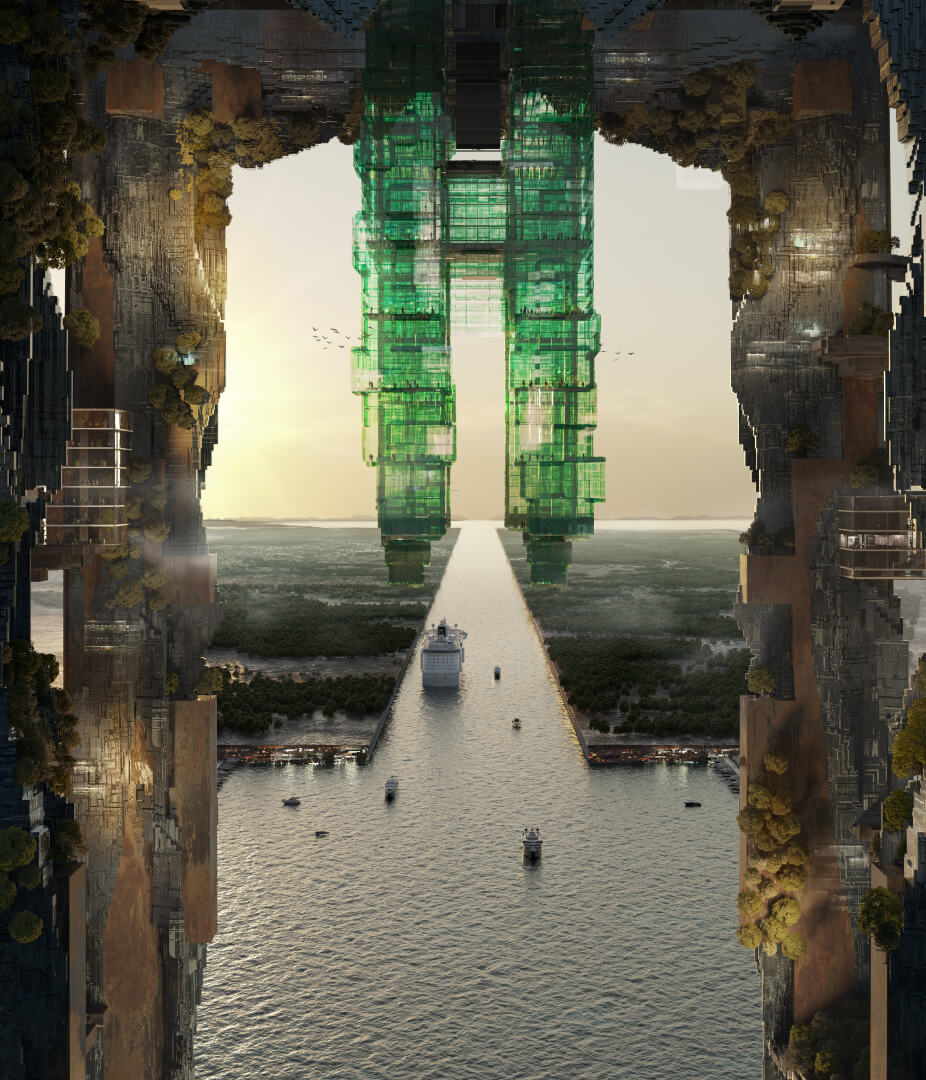 Saudi Arabia's $1 Trillion "Mirror Line" is the World's Longest Skyscraper