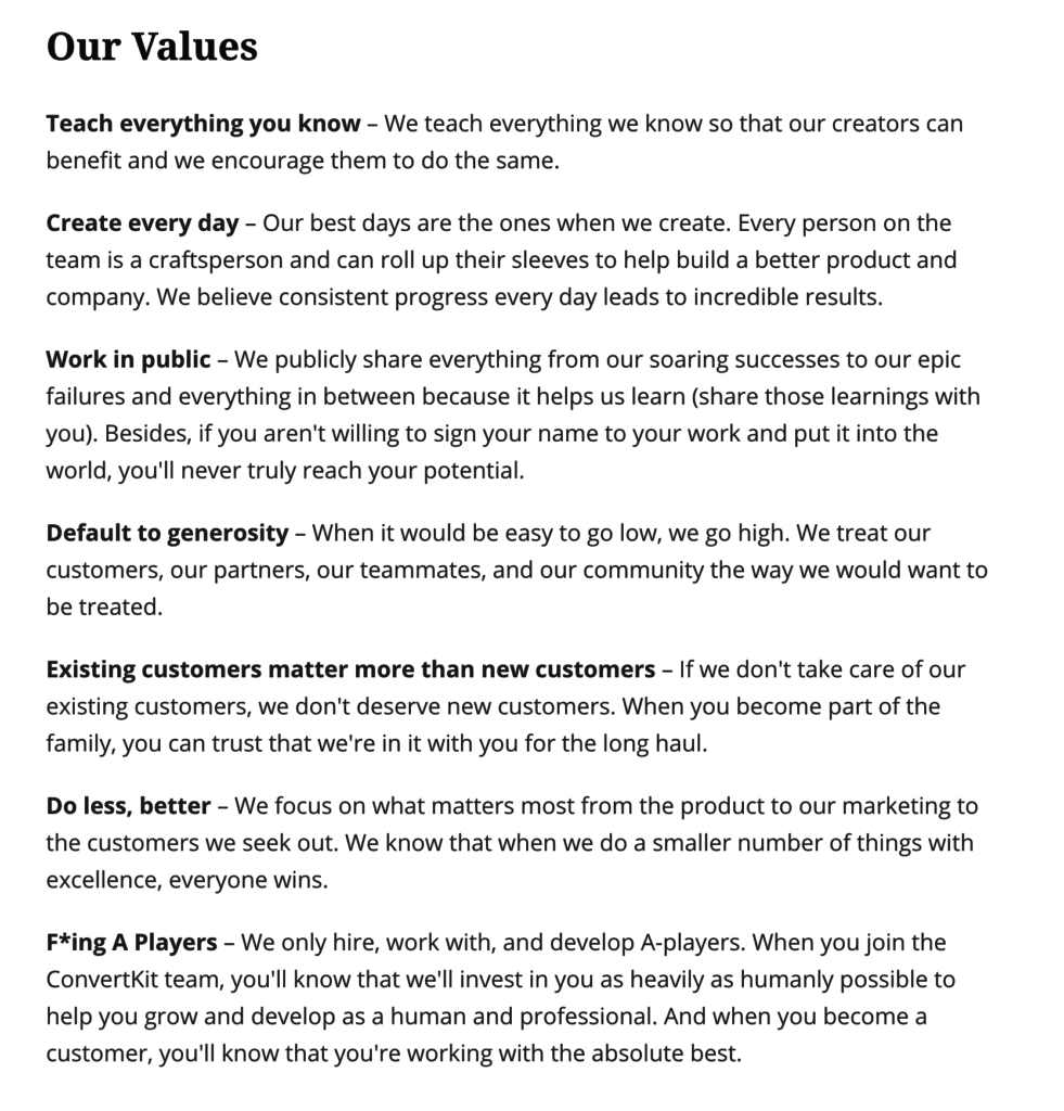 Core Values