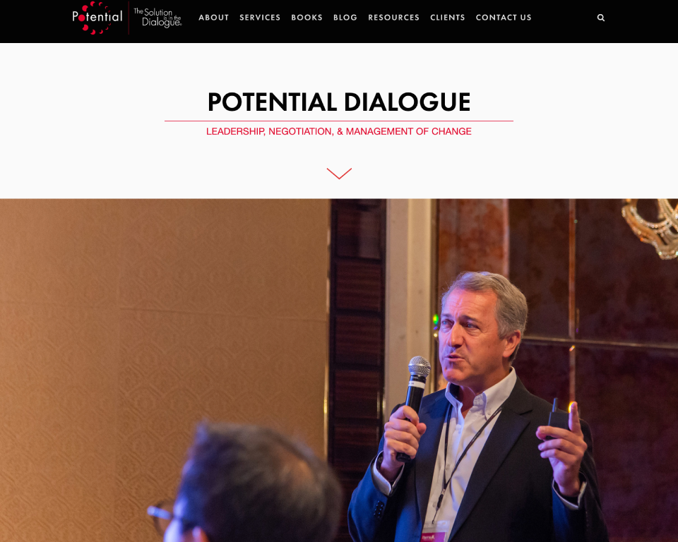 Potential Dialogue home page