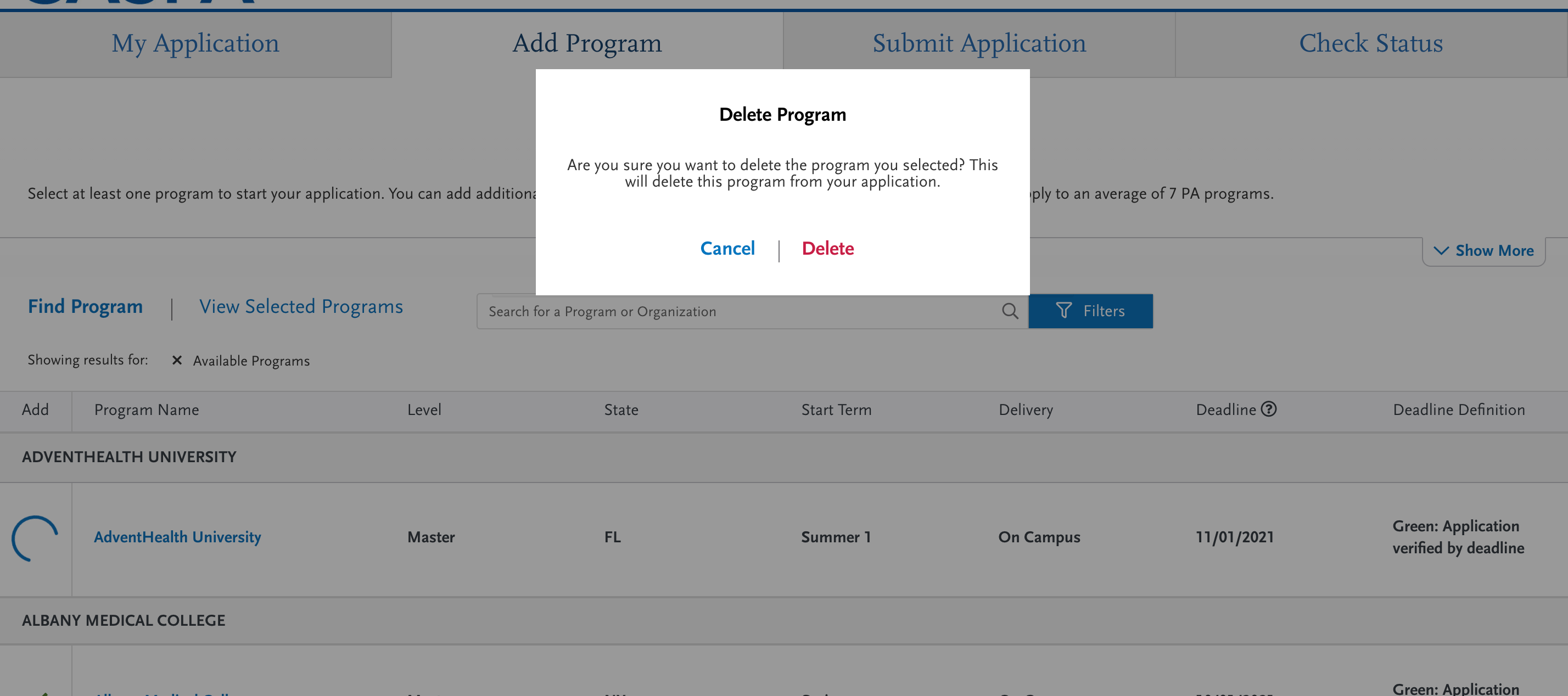 Can I apply to more programs after I submit my application?