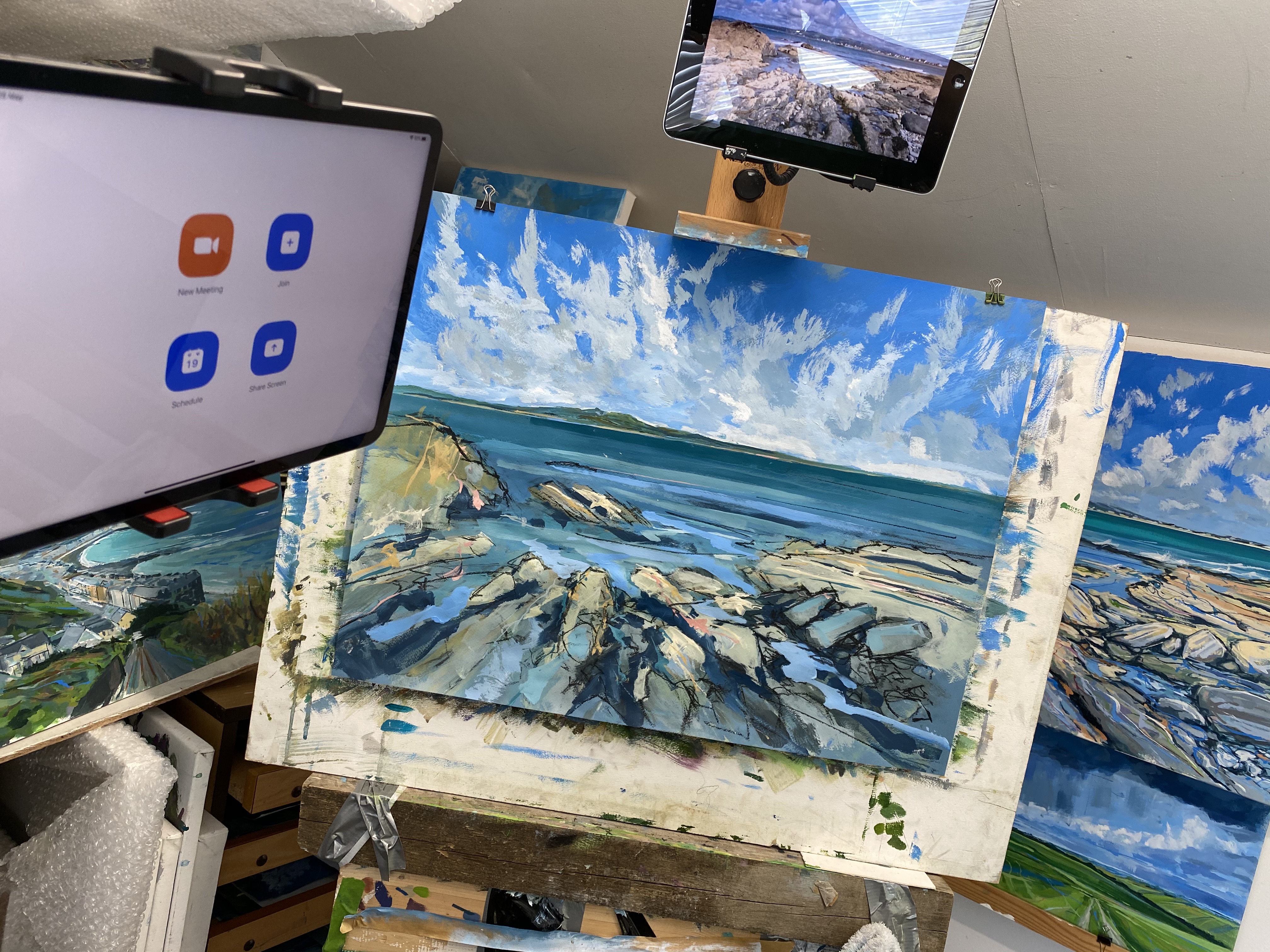 Zoom Painting Demonstrations