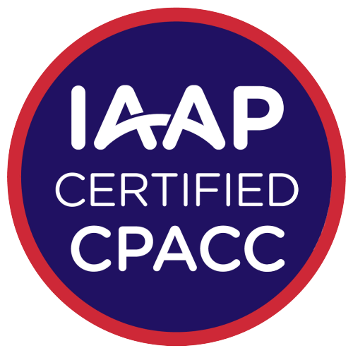 IAAP Certified CPACC Badge
