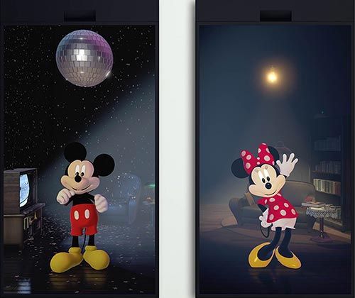 Mickey & Minnie: An Interactive Diptych