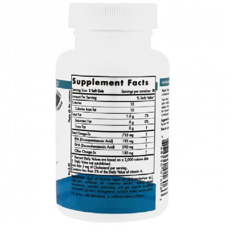 Algae Omega Vegetarian Omega3 Supplement Drug Mart