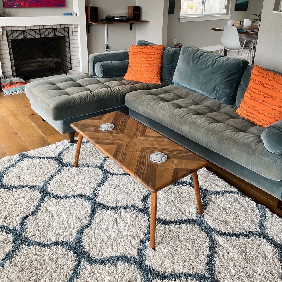 Walnut Wood Coffee Table
