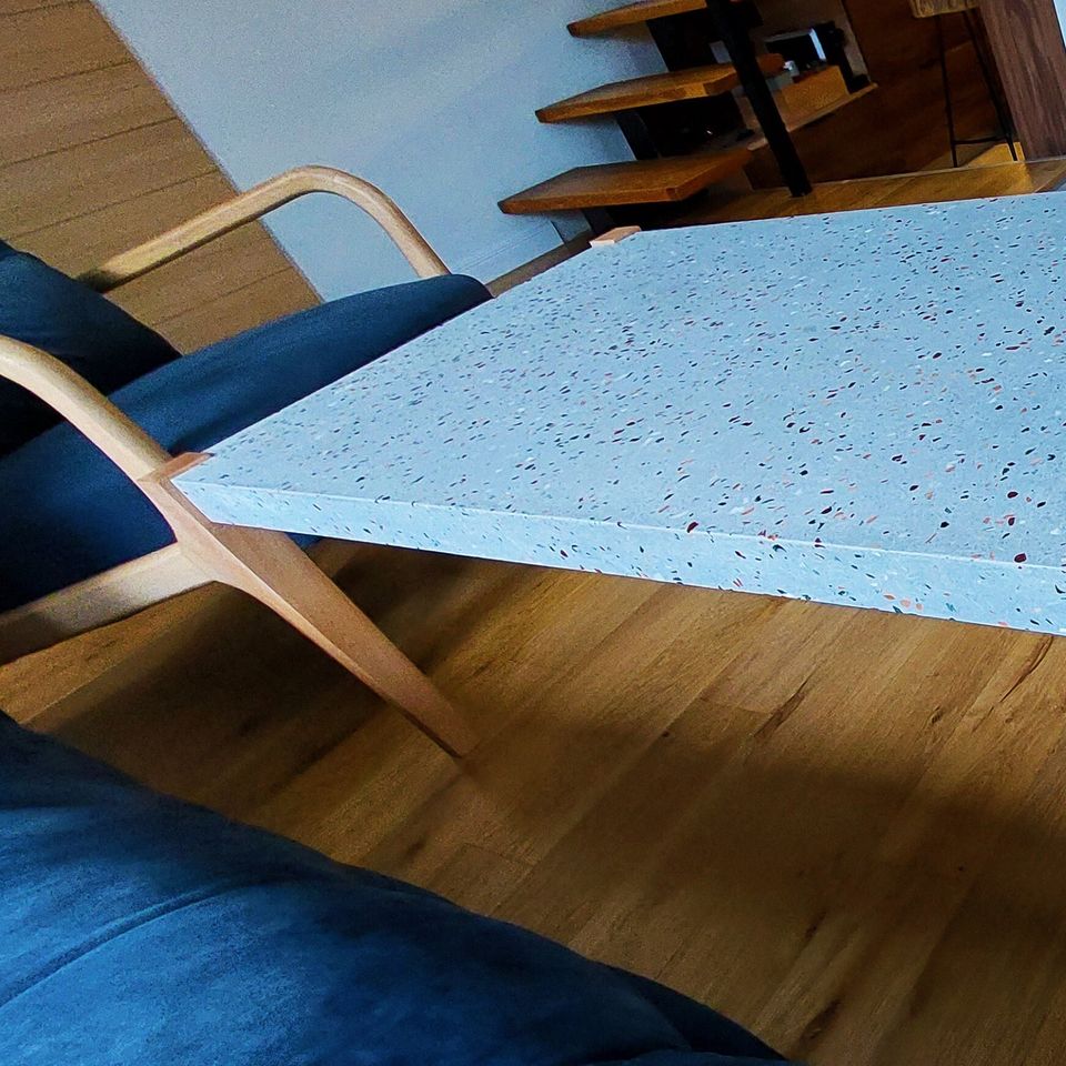 Concrete Coffee Table, Terrazzo Coffee Table