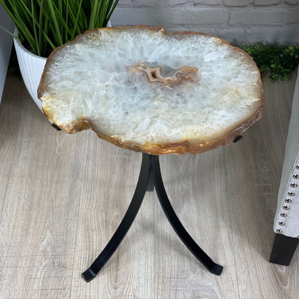 Natural Brazilian Agate side table