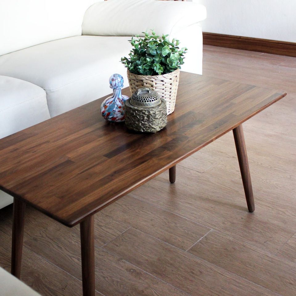 Classic Walnut Teak Coffee Table