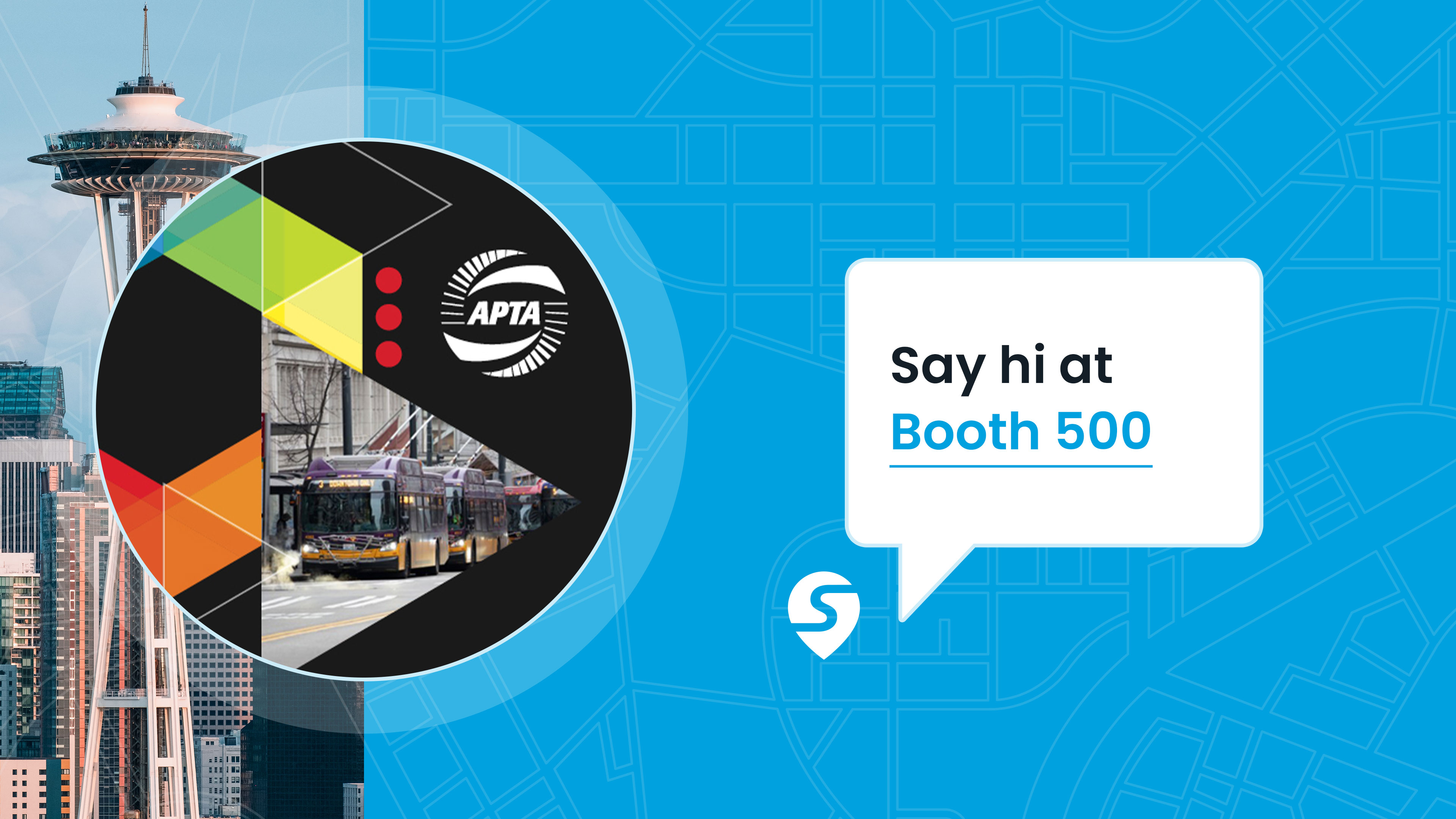 Information about Swiftly's booth at APTA TRANSform 2022