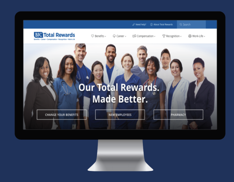 BJC Total Rewards landing page