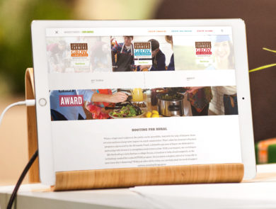 Bayer's nonprofit website home page