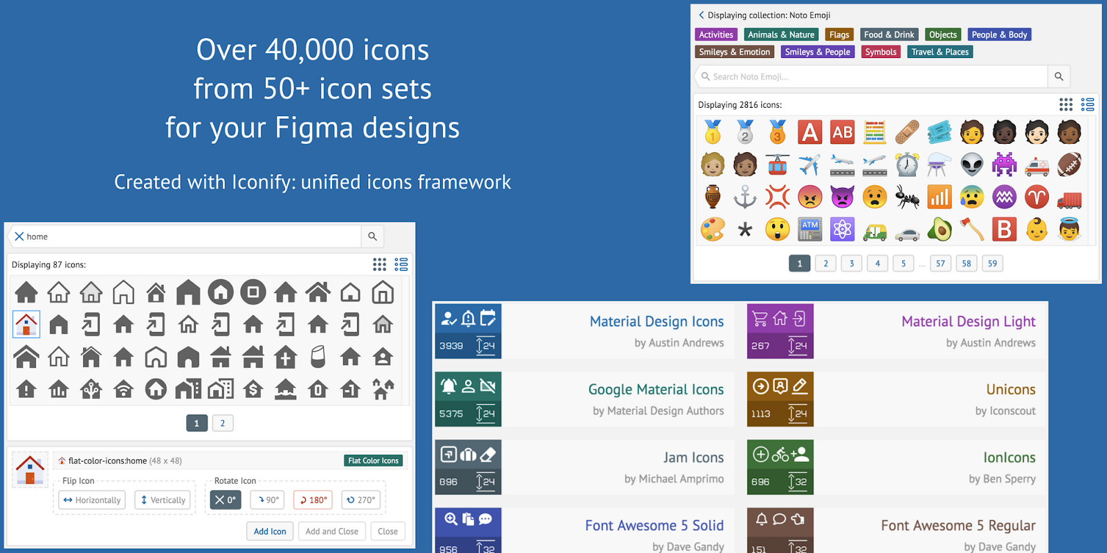 screenshot of iconify