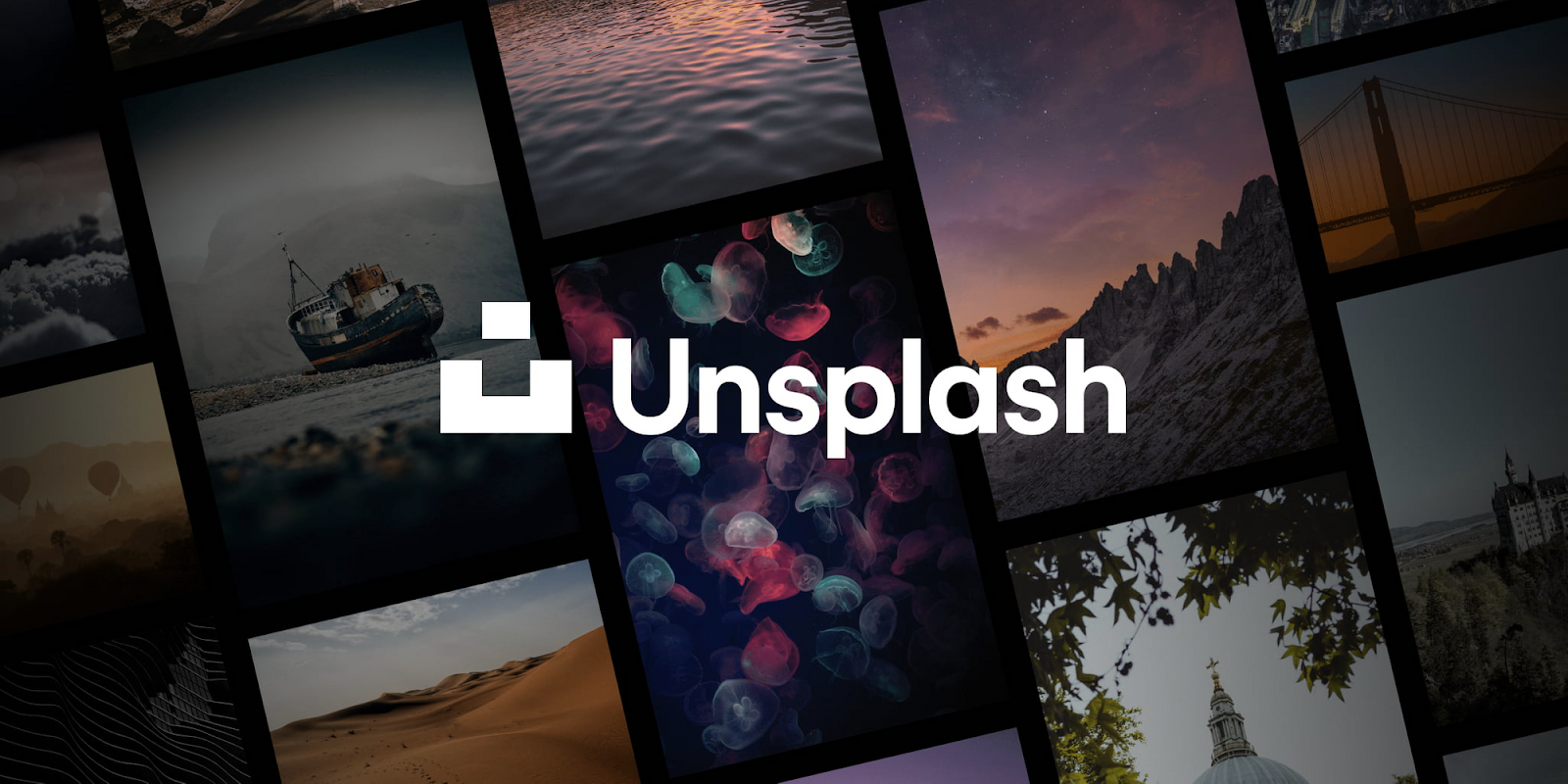 screenshot of Unsplash