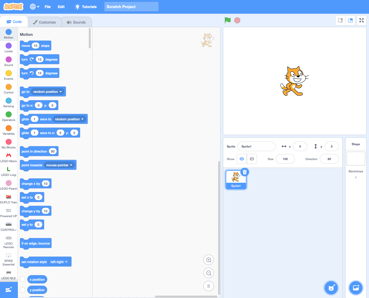 Code showing the Girl Scouts how to animate the cartoon