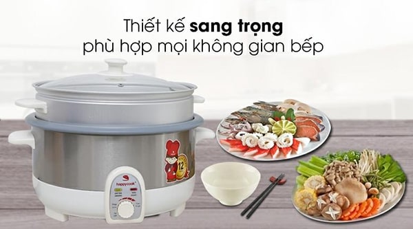 Nồi lẩu điện Happy Cook HCHP-350st