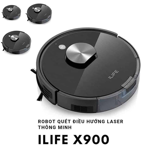 Robot hút bụi ILIFE X900 thế hệ mới làm sạch sâu nhanh chóng