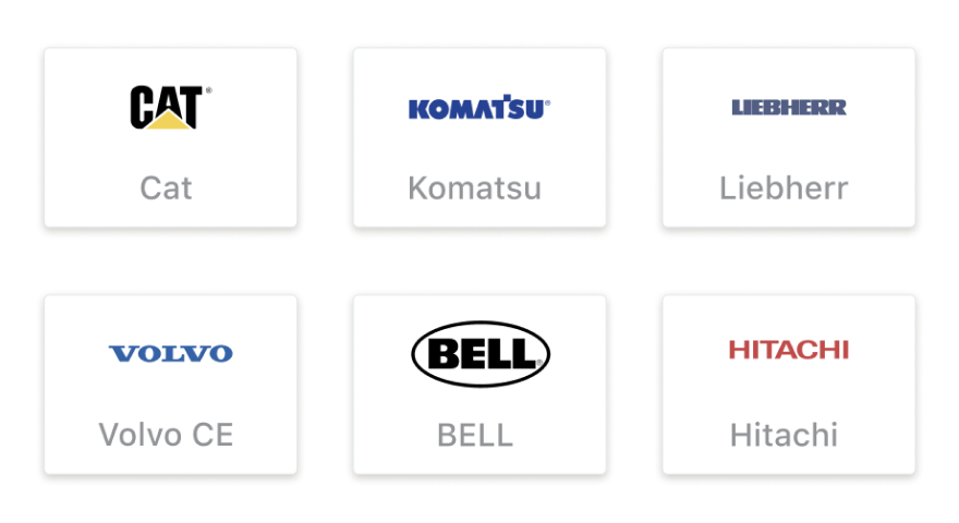 Logo of some makers integrated in Hiboo
