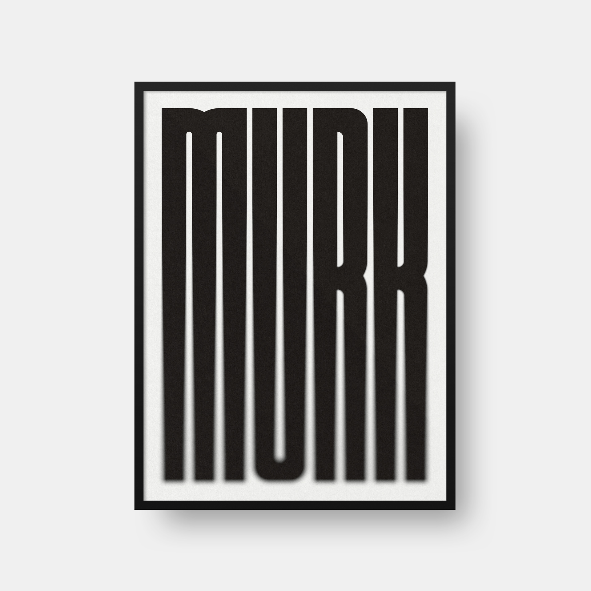 A3 Murk Print Black