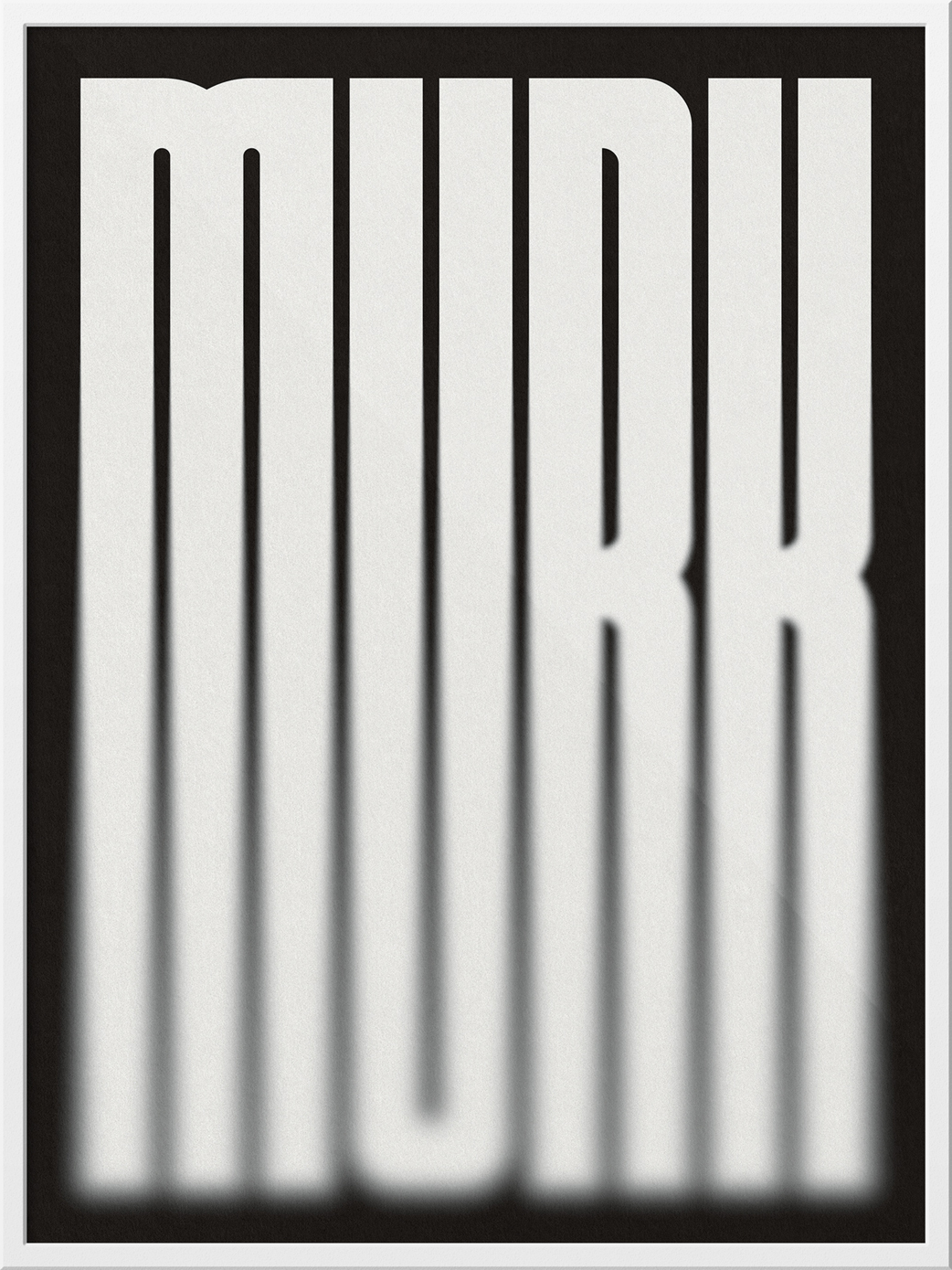 A3 Murk Print White