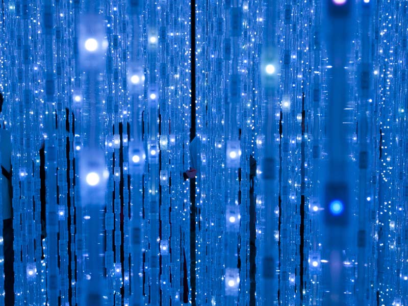 An image of hanging lights.