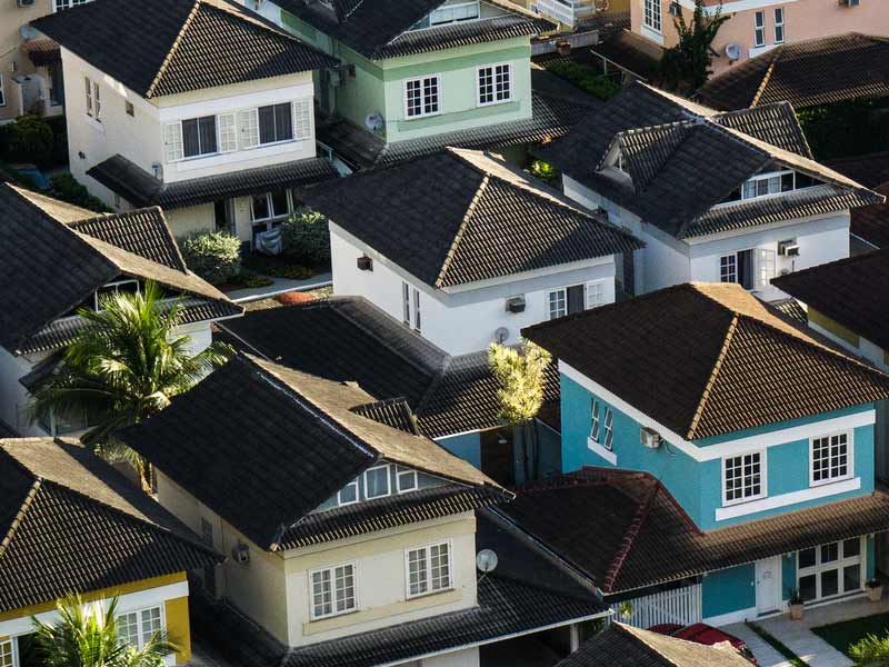 Urban houses.