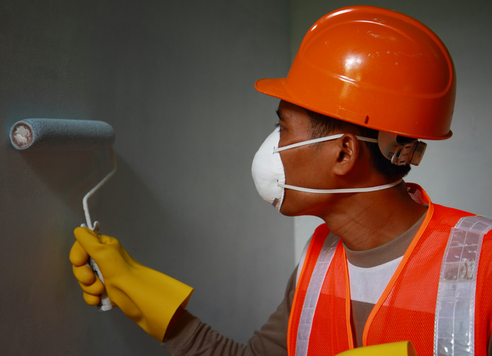 Professional Painters Take Safety Precautions