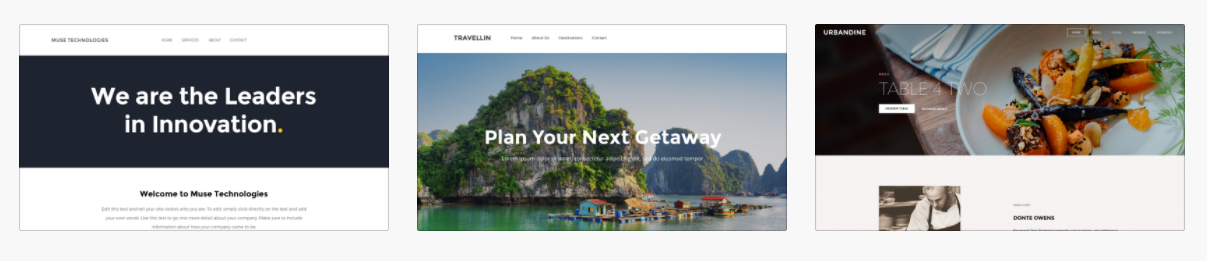 Weebly Website Snip
