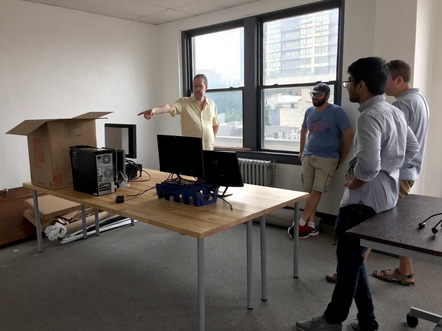 Juggling the pieces of a new office can be challenging
