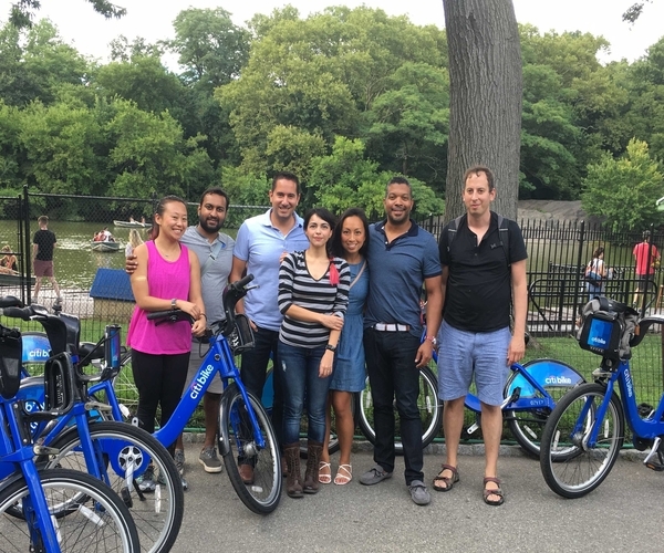 Riding Bikes in Central Park