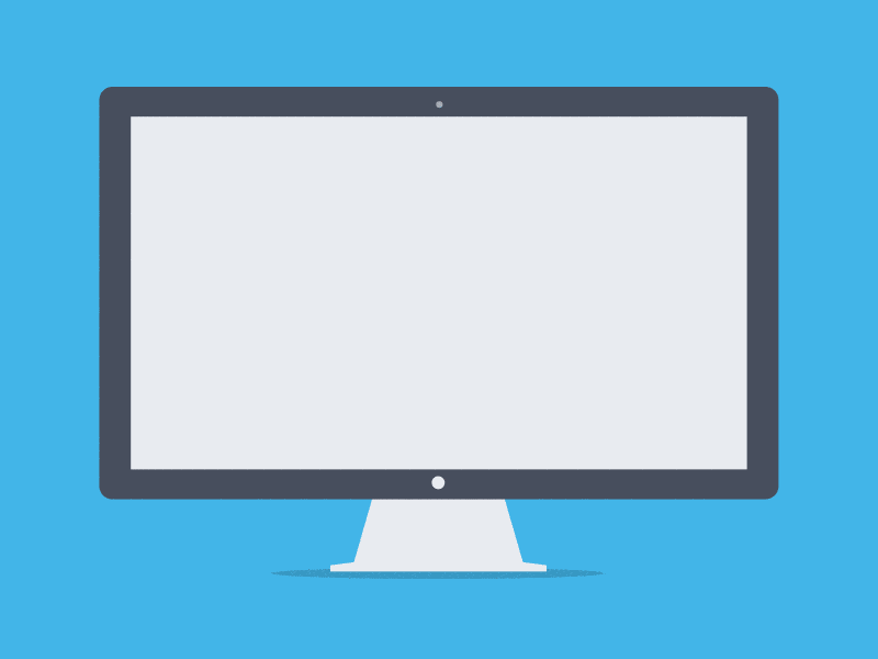 Responsive web design flat gif