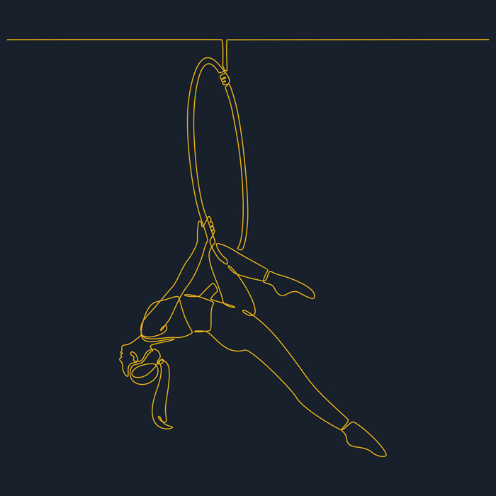Circus line art