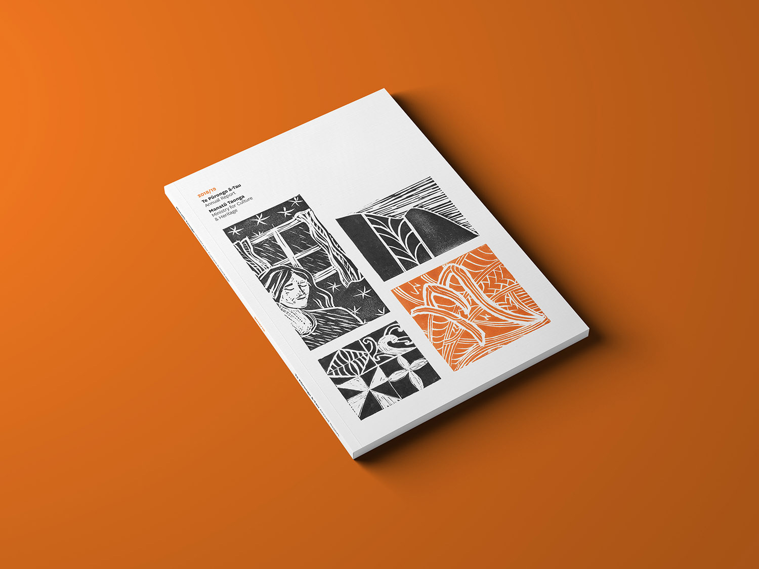 Manatu Taonga Annual Report cover